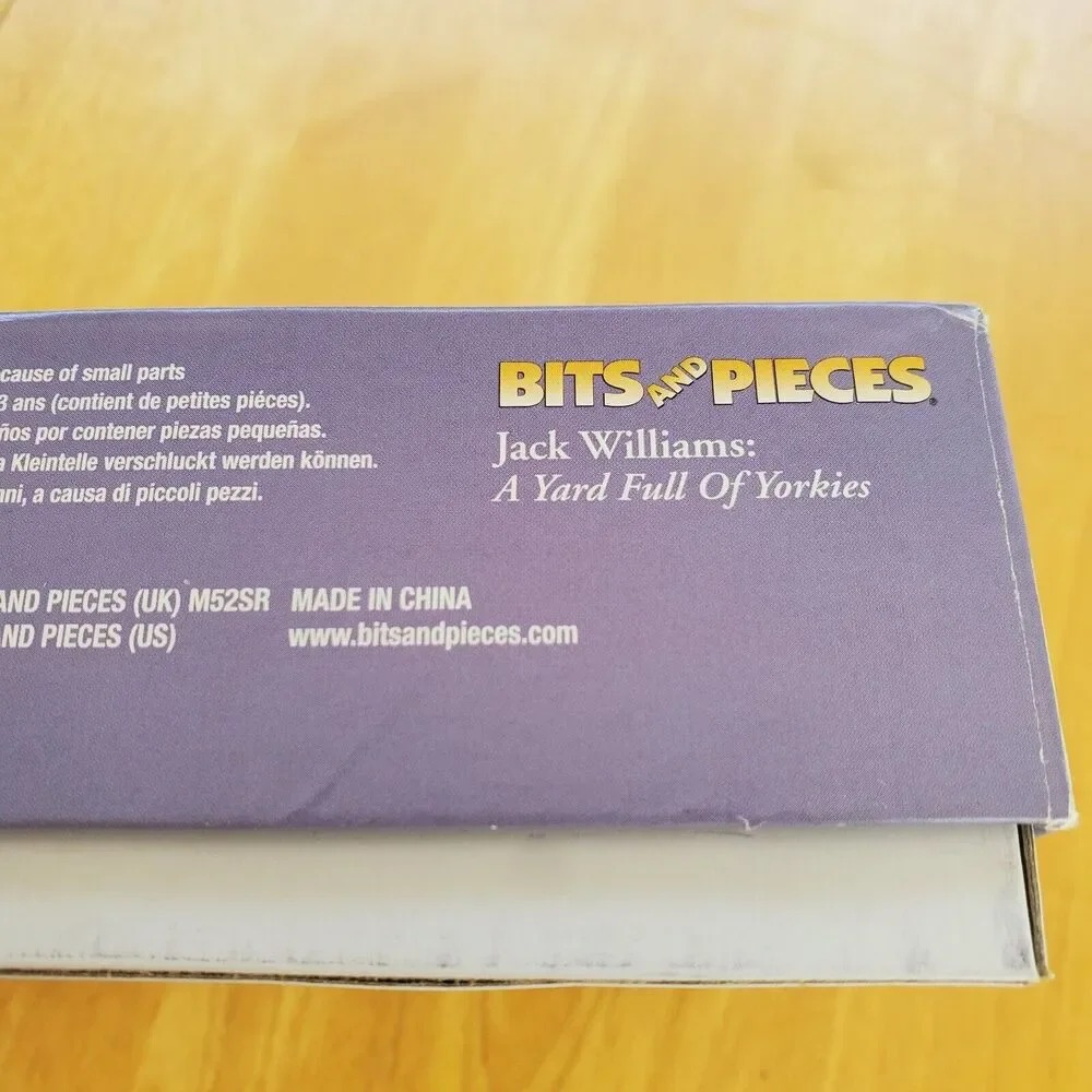 Bits And Pieces Puzzle A Yard Full Of Yorkies 300 Pc Complete Large Format